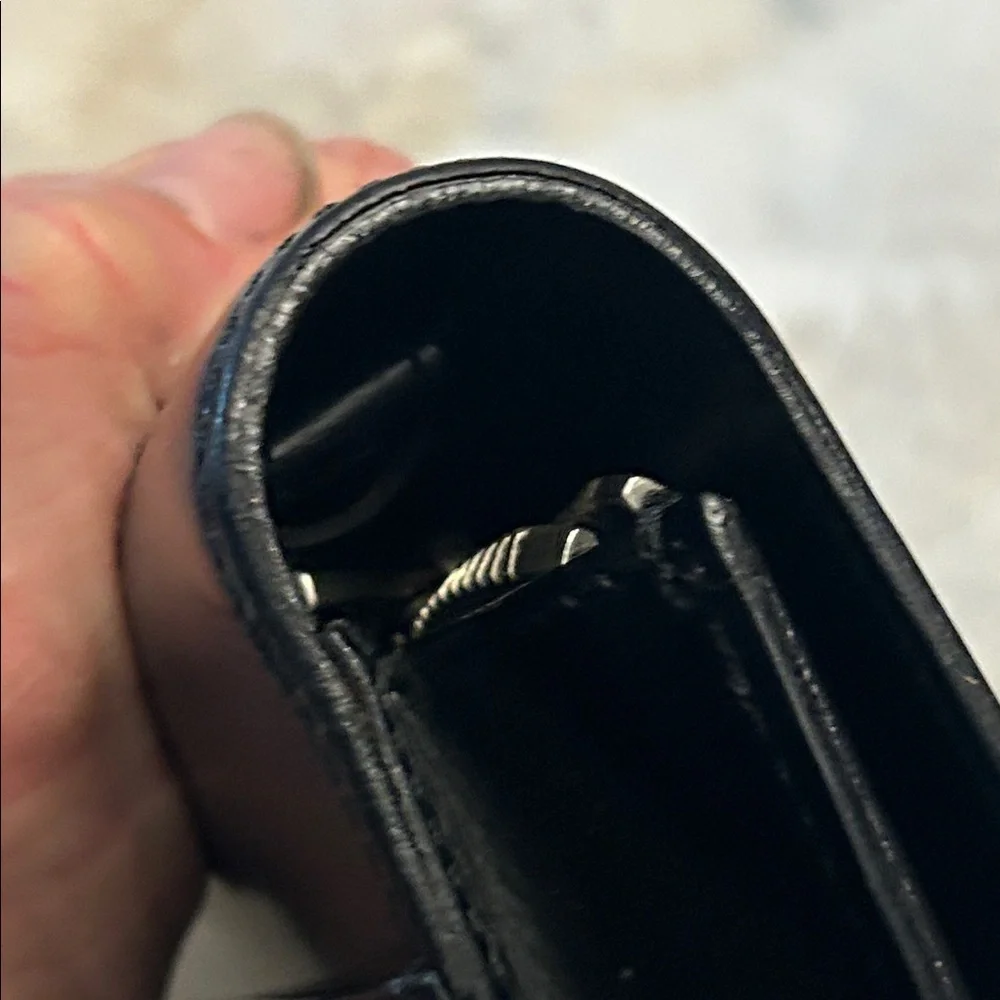 Dunhill Black Leather clutch with wallet